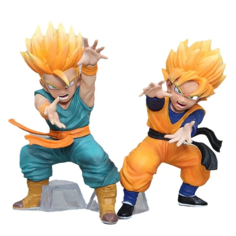 15cm Dragon Ball Action Figure Son Gohan Trunks PVC Collectible Statue Anime Toy
