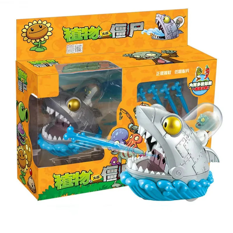 Plants Vs Zombies Action Figures Toy Set Collectible Kids Gift - Wild West Gargantuar & Shark