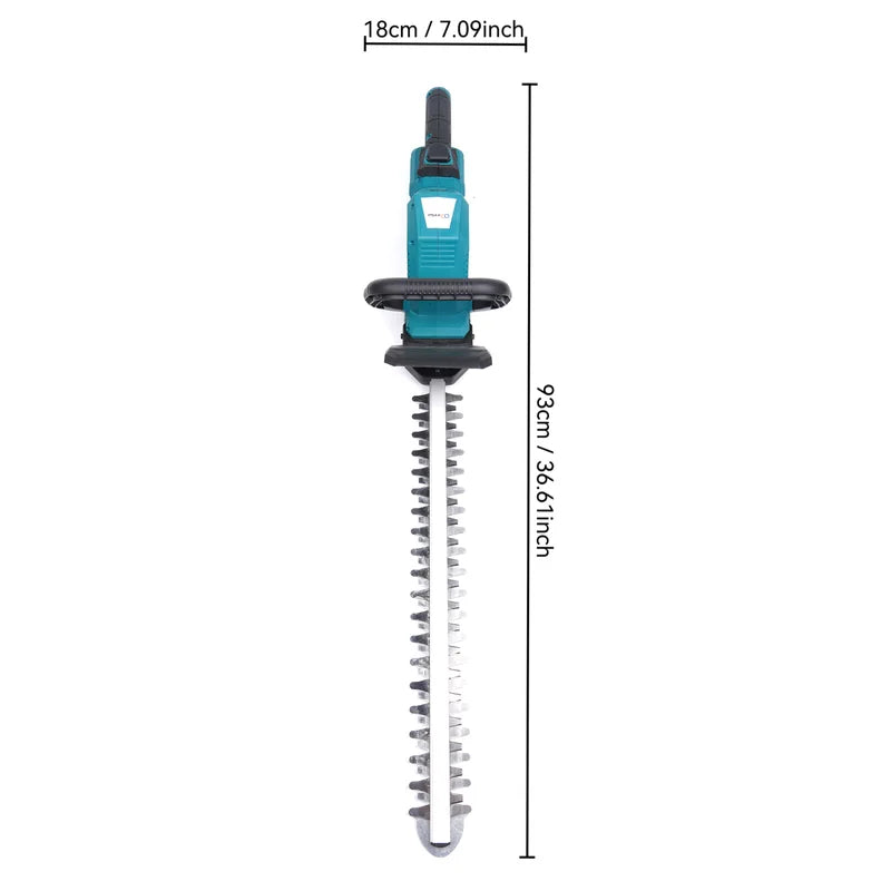 Cordless Hedge Trimmer 20'' with 3000RPM Motor & 180° Rotatable Head