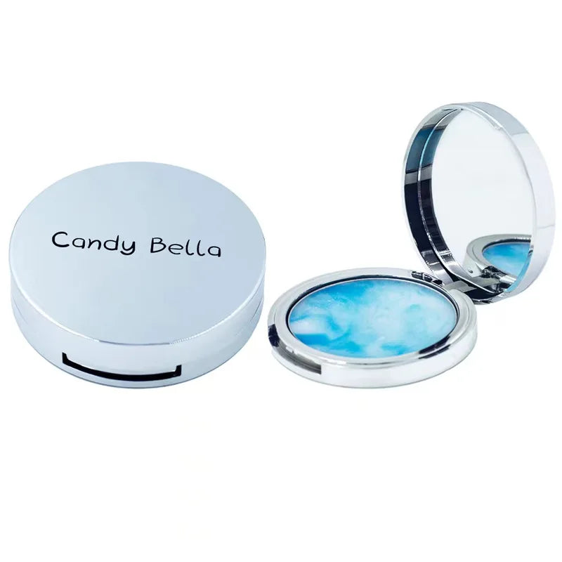 Delicate Two-Color Compact Powder - Lightweight Natural Makeup Setting