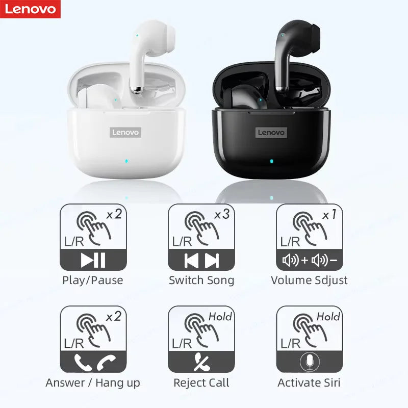 Wireless Bluetooth Headphones with HiFi Stereo & Noise Cancellation - Gaming Sports Earbuds