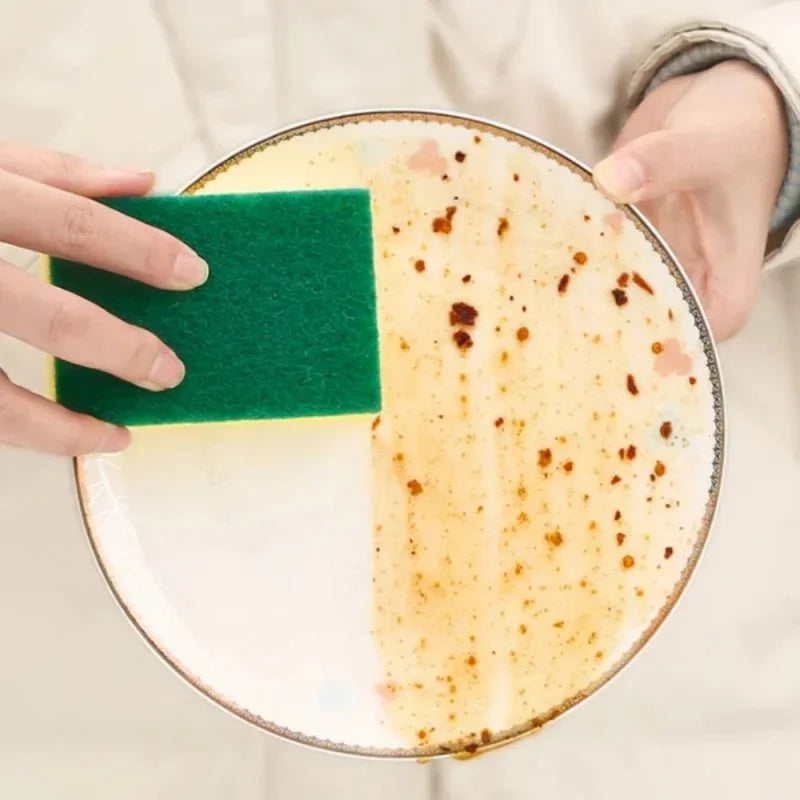 Absorbent Double-Sided Dish Sponge - Multi-Purpose Kitchen Cleaning Tool 10-50 Pcs