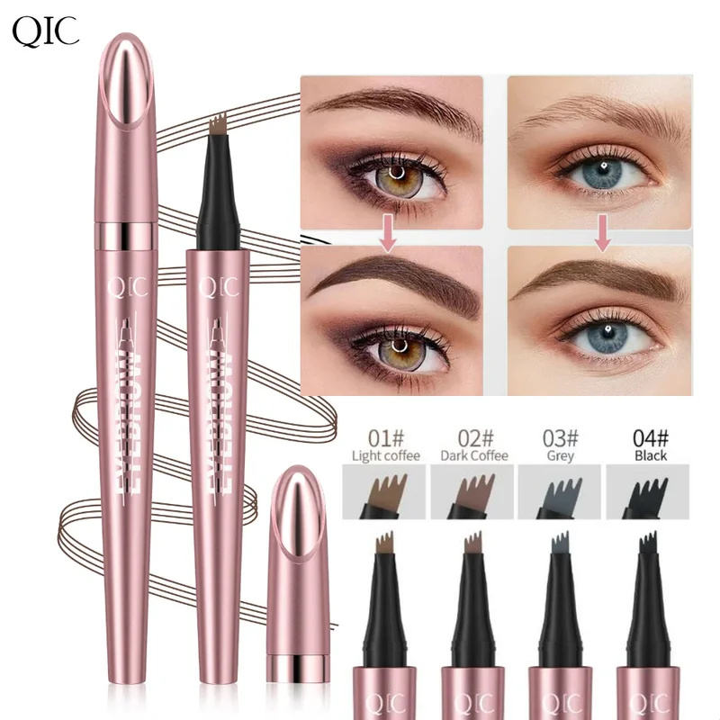 Waterproof Long Lasting Eyebrow Pencil - Natural, Sweat-Proof Makeup for Brows