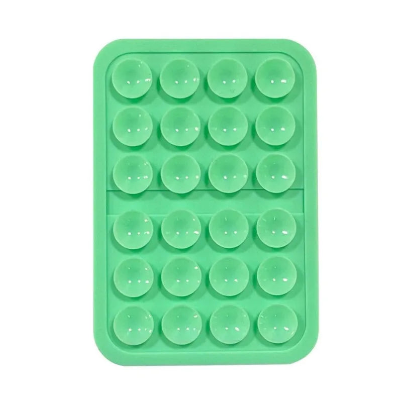 Mobile Phone Suction Cup Holder Silicone Adhesive Fixation Pad Space-Saving