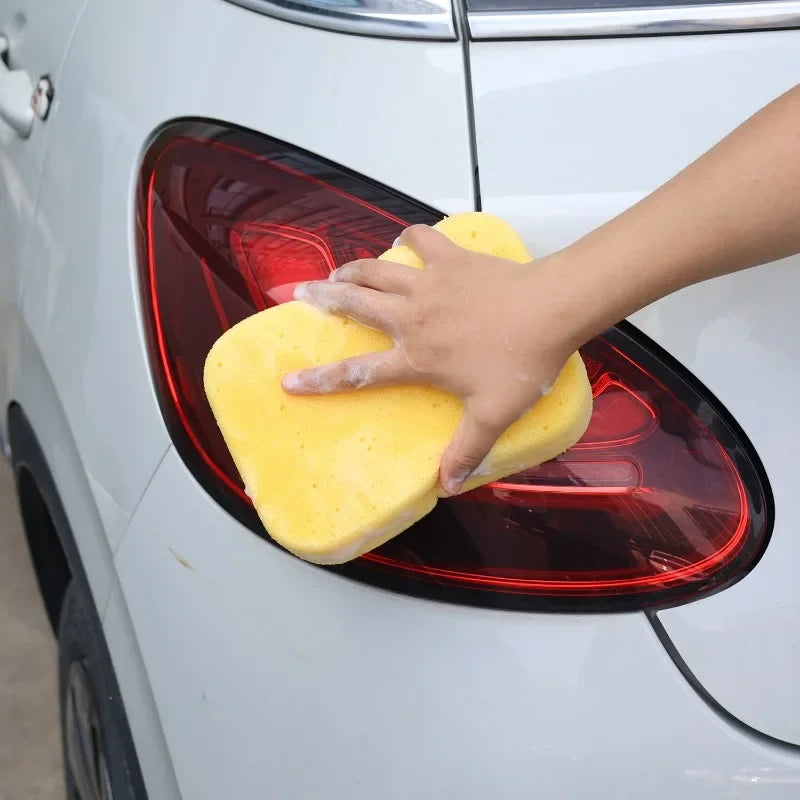 Large Car Wash Sponge for Waxing & Cleaning - High-Density Foam, Reusable
