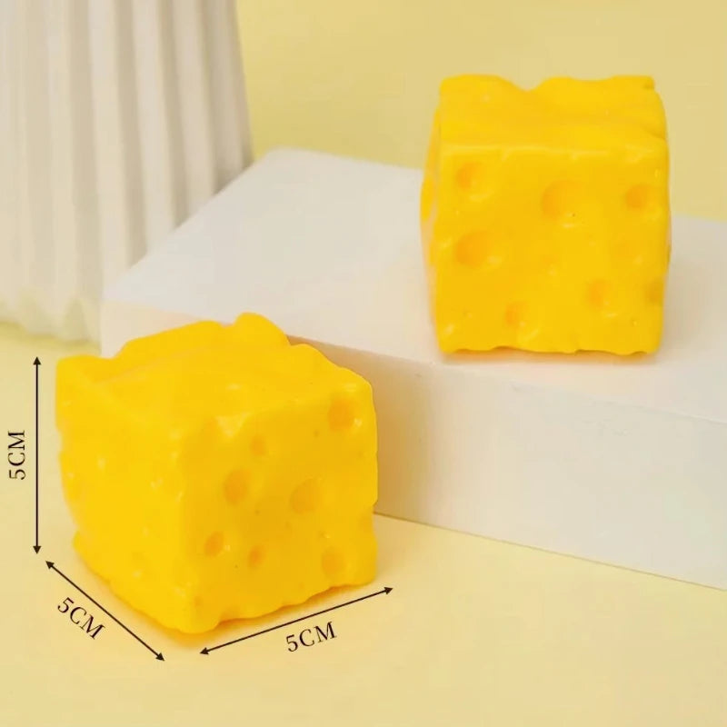Giant Cheese Squeeze Toy Large Cheese Squishy Fidget for Adults Kids Gift