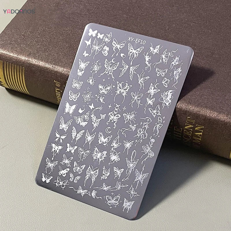 Nail Stamping Plates Set - Multi-Style Nail Art Stencils for Professional & Home Use