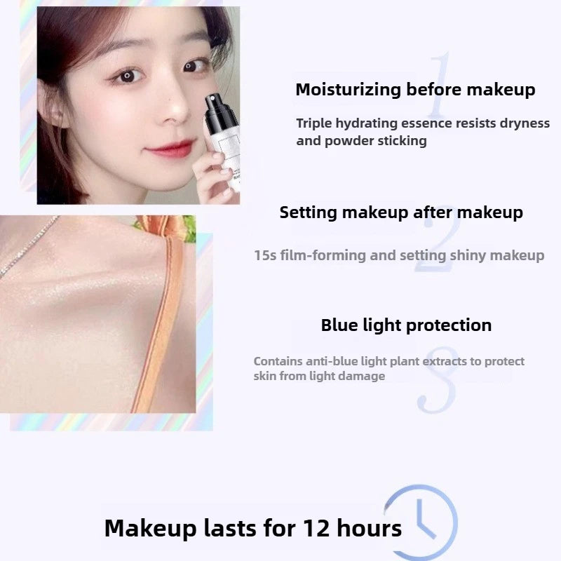Waterproof Long Lasting Makeup Fixer Spray - Hydrating Oil Control Setting Spray - 30ml