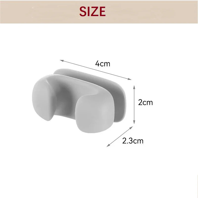 Silicone Rice Spoon Holder Wall-Mounted Heat-Resistant Kitchen Organizer