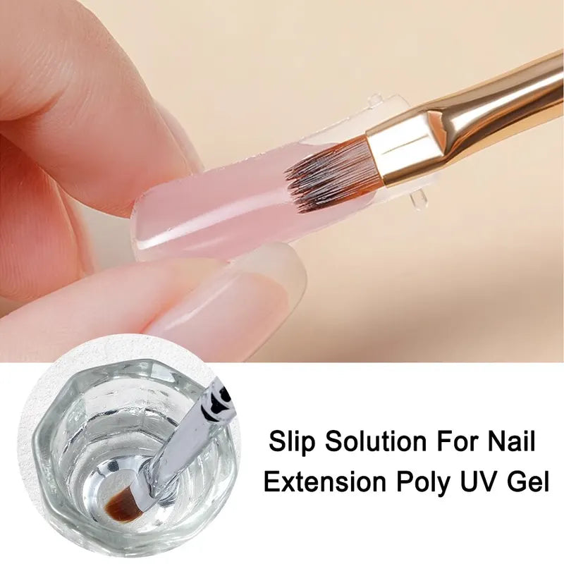 35ml Nail Slip Solution for Poly Nail Extension & Gel Polish - Quick UV Builder & Cleanser