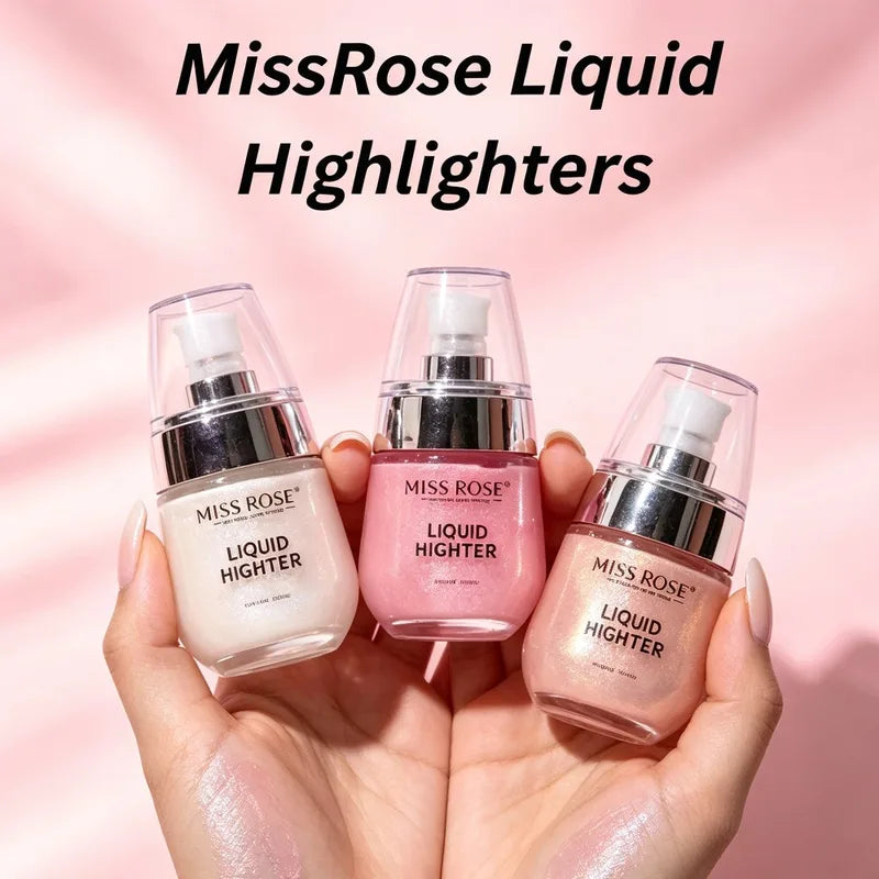 Multi-Use Liquid Highlighter for Face Body & Hair - 30ml Pearlescent Shimmer