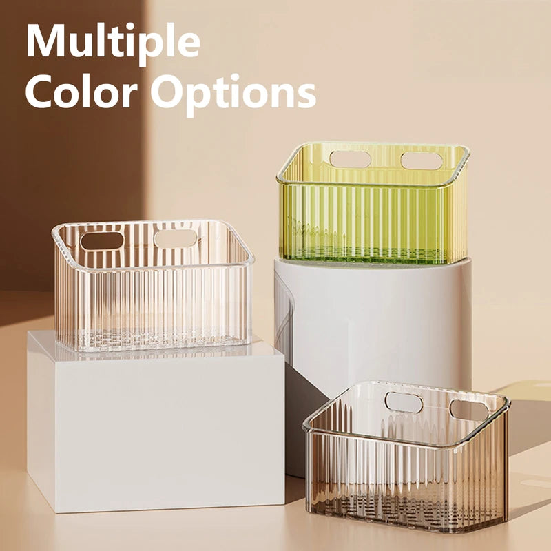 Wall Mount Organizer for Bathroom Kitchen Living Room No Drilling Multi-Functional Storage Box