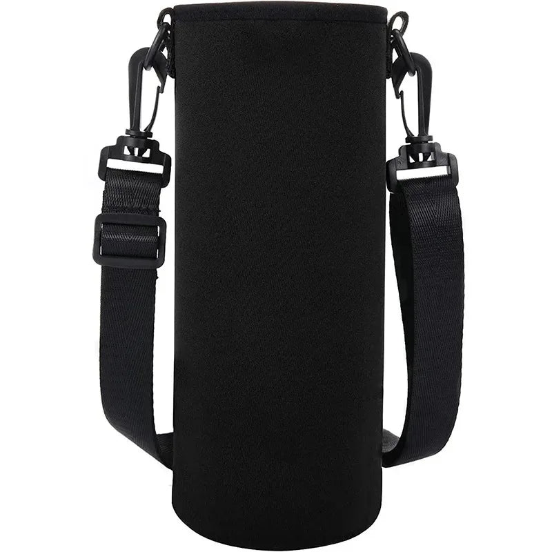 Insulated Neoprene Water Bottle Holder Pouch 750ML-1500ML Travel Thermos Cover
