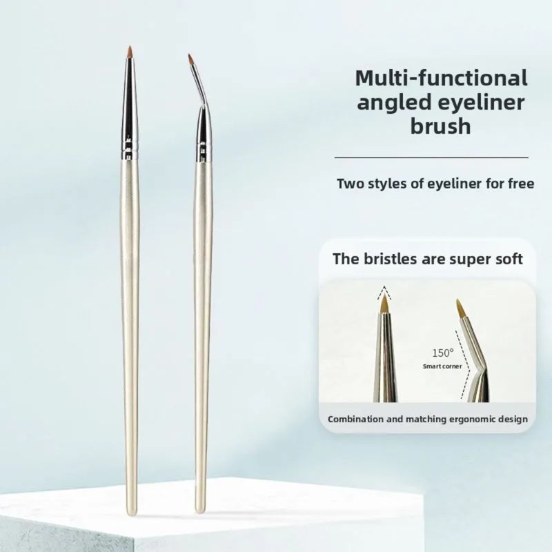 5Pcs Eyeliner Brush Set - Fine Angled Makeup Brushes for Eye Definition