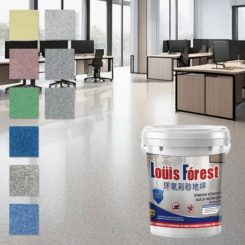 High-Gloss Marble Effect Epoxy Floor Coating Waterproof Garage Paint 500ml