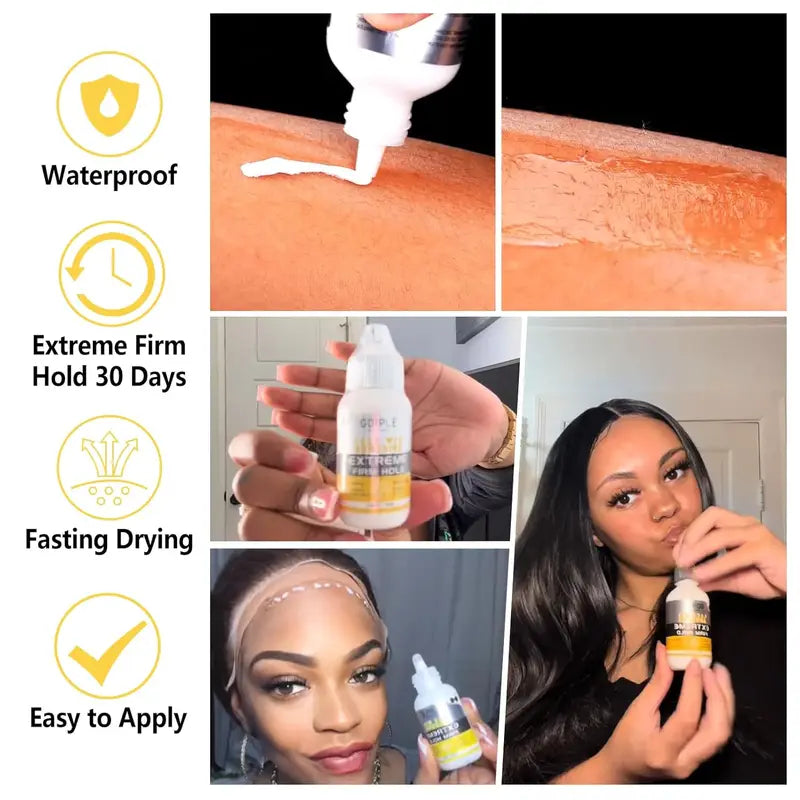 Waterproof Lace Glue Kit for Wig Installation Melting & Holding Spray