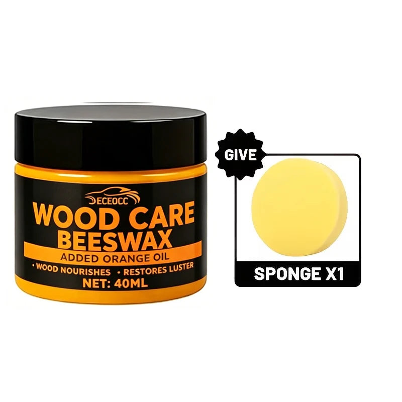 Non-Toxic Wood Polishing Beeswax Kit for Indoor Wooden Furniture - Brightening & Maintenance