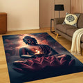 Faith Buddha Shakyamuni Cartoon Rug for Bedroom & Living Room Non-slip Doormat