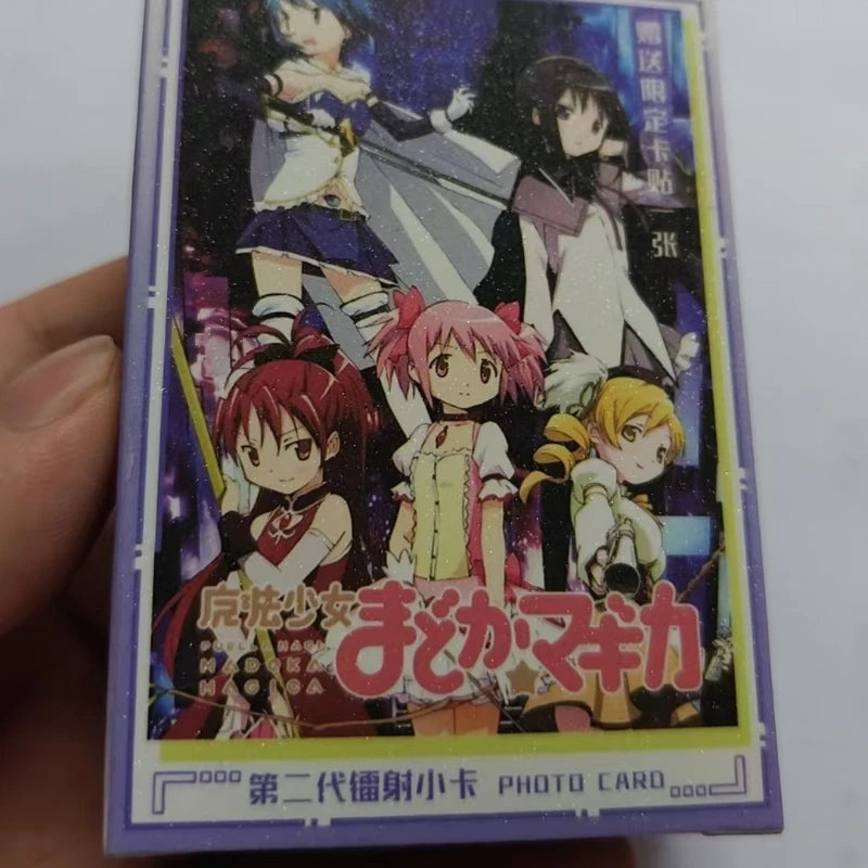 55Pcs Anime Madoka Magica Photo Card Set Laser Lomo Kaname Madoka Mami Homura Sayaka Gift