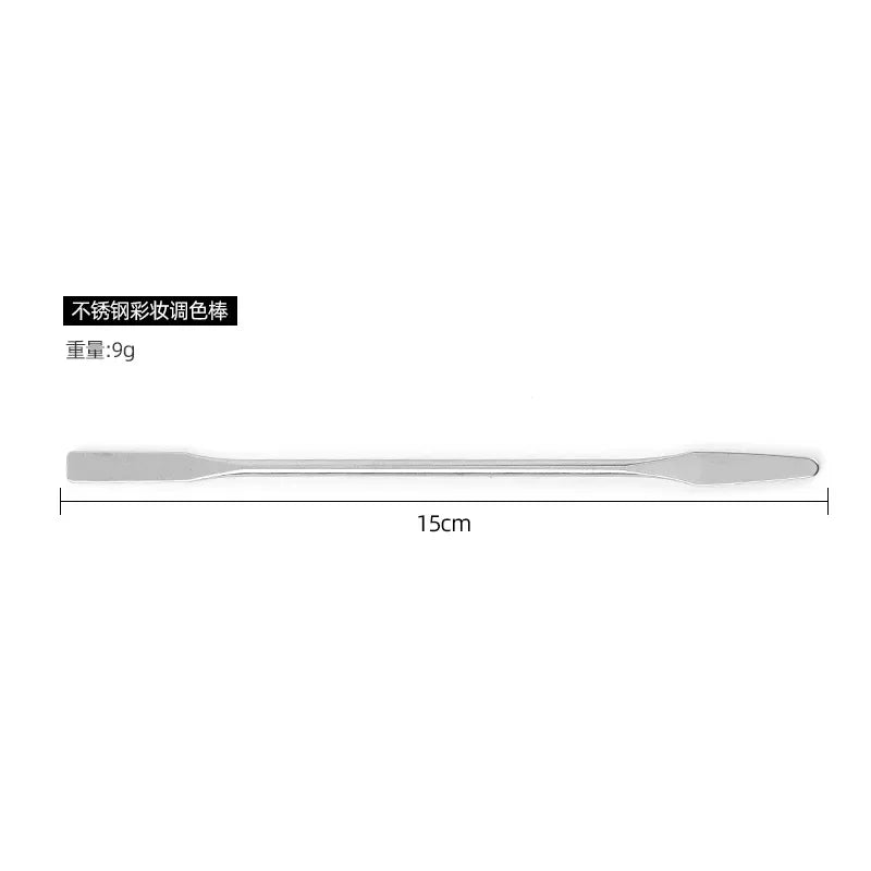 Stainless Steel Makeup Mixer Spatula Rod for Foundation and Eye Shadow