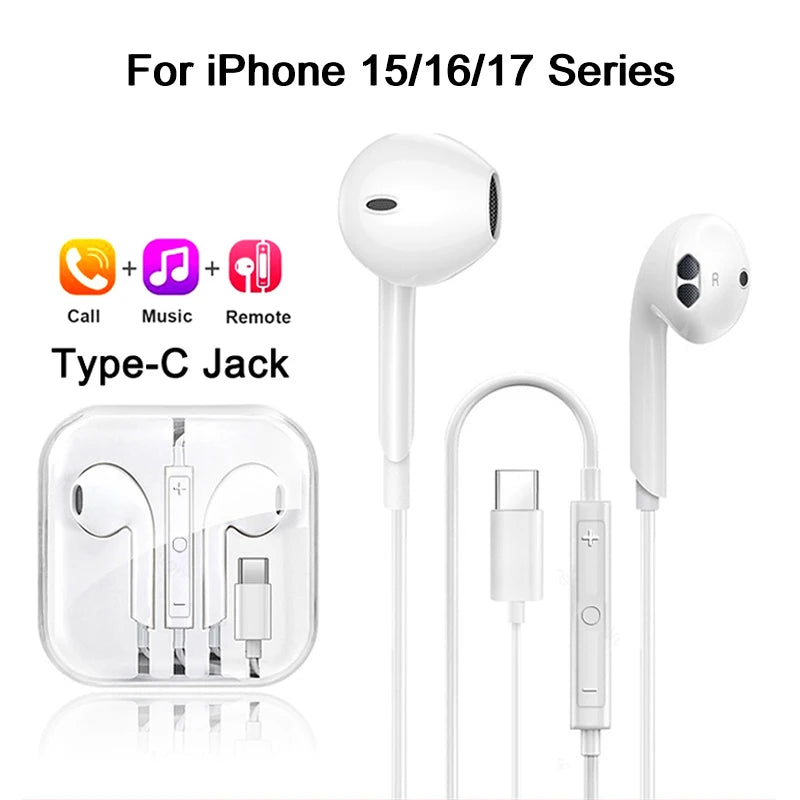 In-Ear Wired Earphones for Apple Devices, Laptops & Tablets - Multiple Colors
