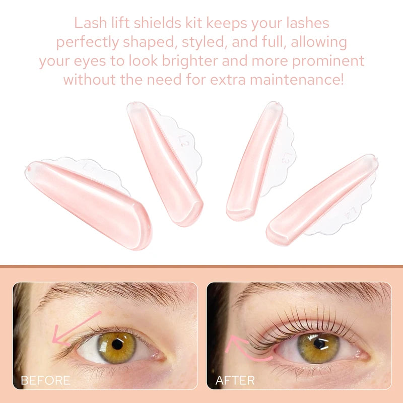 Silicone Lash Lift Pads - Curling Shields for Eyelash Perm & Lash Lift