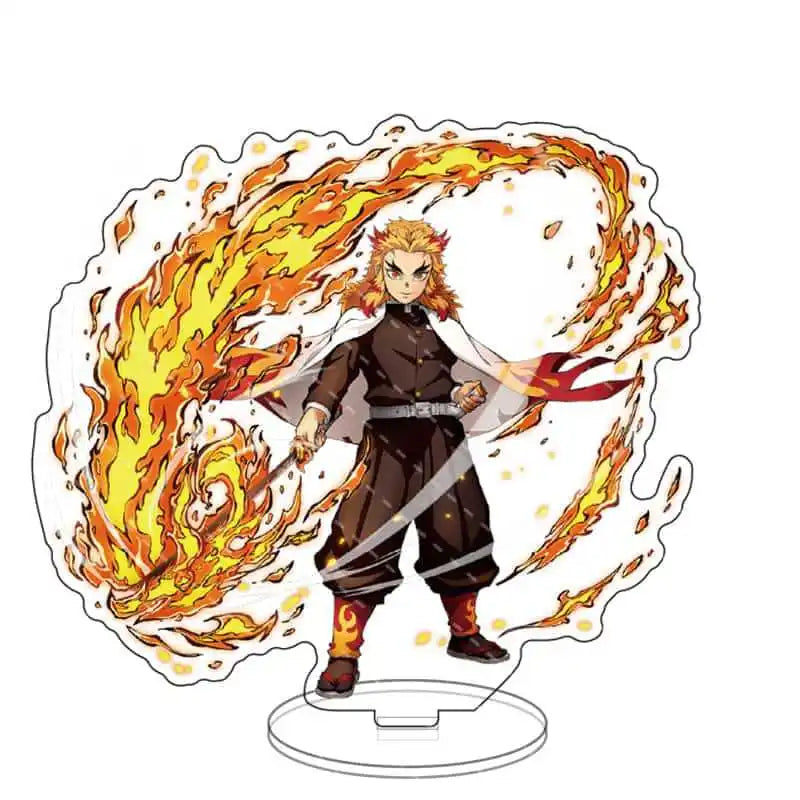 Anime Demon Slayer Acrylic Stands Kimetsu No Yaiba Miniatures & Figurines - Multiple Colors