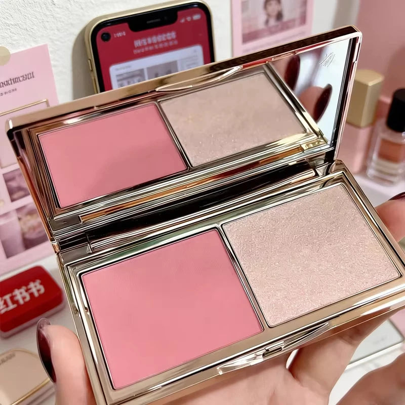 Charlotte Tilbury Starlight Powder Blusher & Highlighter Duo - Two Color Discs
