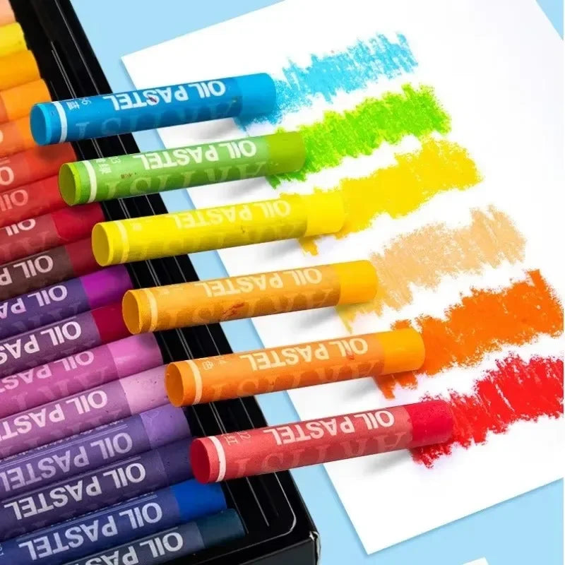 Professional Oil Pastel Set for Drawing and Art Projects - 12/25/38/50 Colors