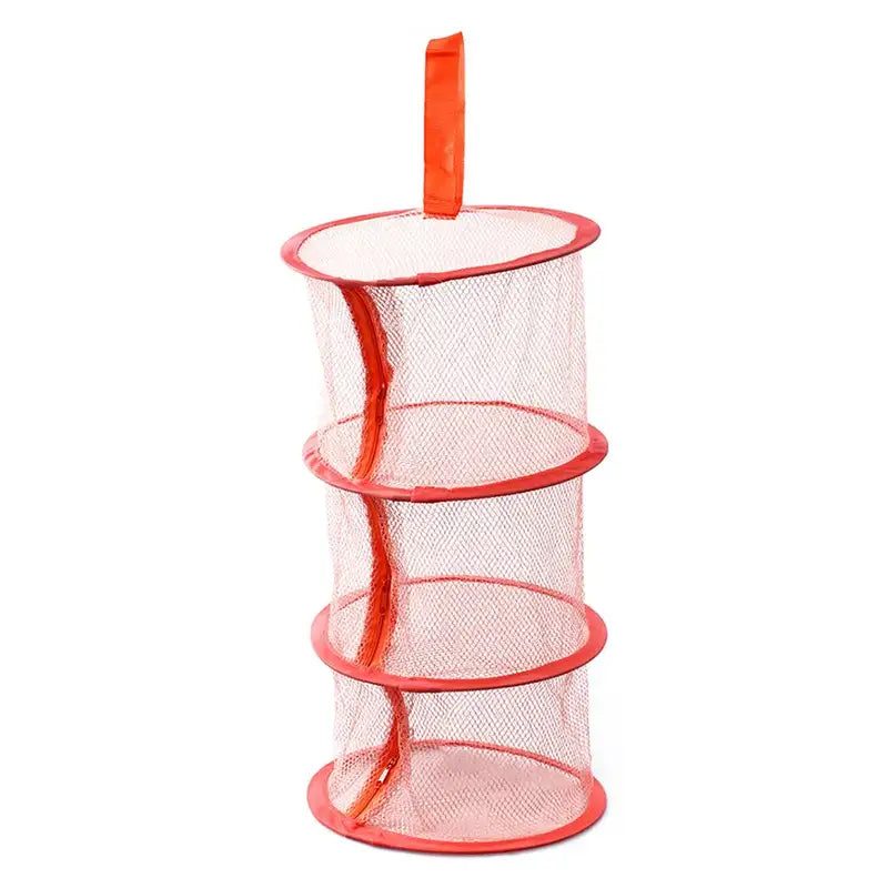 Zipper Bra Drying Basket 3-Layer Mesh Hanging Drying Rack for Lingerie