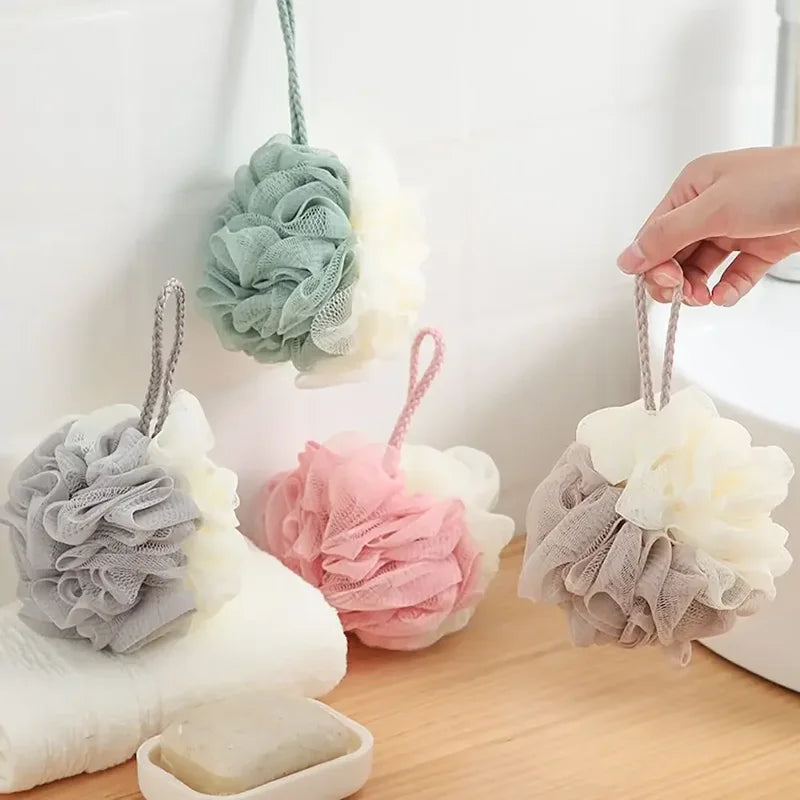 Exfoliating Body Scrubbing Sponge Bath Brush - Skin Cleansing Bath Accessory