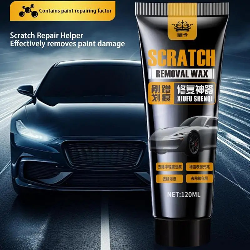 Car Scratch Repair Wax 120ml for Surface Damage & Gloss Enhancement