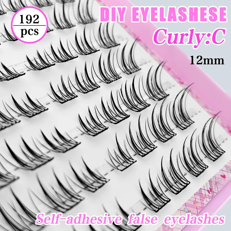 Fox Eye Glue-Free False Eyelashes - Natural Winged Style, Reusable, Beginner Friendly