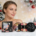 Multicolor Pigmented Makeup Palette with Travel Brush Set for Women - Long-Lasting & Waterproof