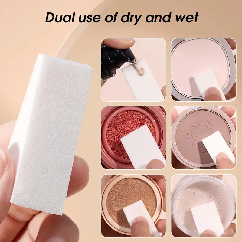 Triangular Latex Makeup Sponges 20-100pcs for Foundation & Concealer, Multi-Color