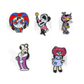 5pcs Circus Anime Pins Enamel Brooches for Bags Clothes Collectibles Gifts