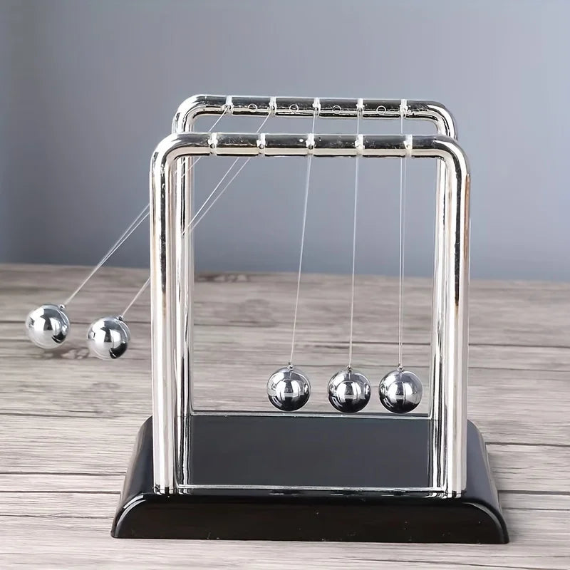 Newton Cradle Metal Balance Balls Desk Toy Stress Relief Home Office Decor