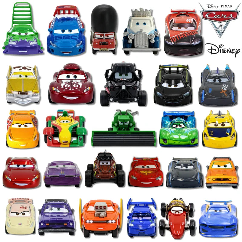 Metal Model Racing Car Toy - Disney Pixar Cars Lightning McQueen Fillmore 1:55 Scale