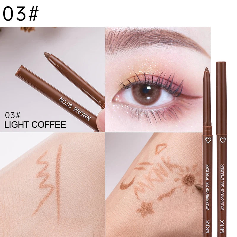 Waterproof Eyeliner Pen - Long Lasting Quick-Dry Liquid & Gel Makeup