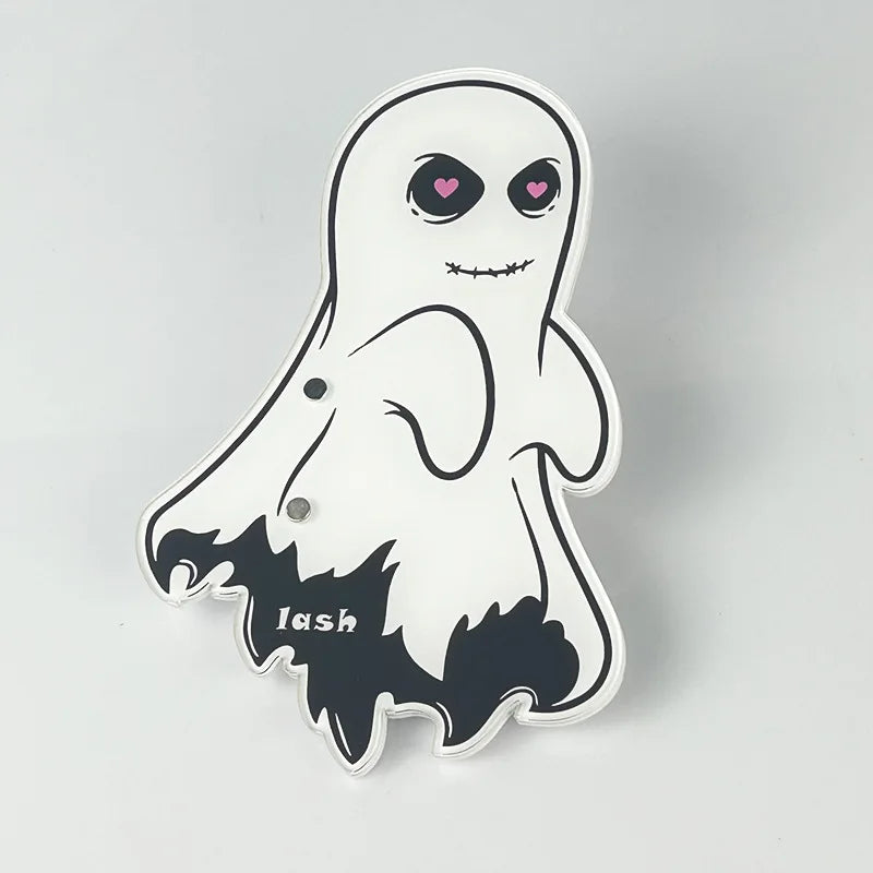 Halloween Ghost Pumpkin Head Acrylic Lash Pallet Lash Holder Eyelash Extension Display