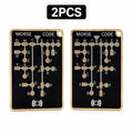 Pocket Portable Morse Code Trainer Card LED Educational Learning Tool