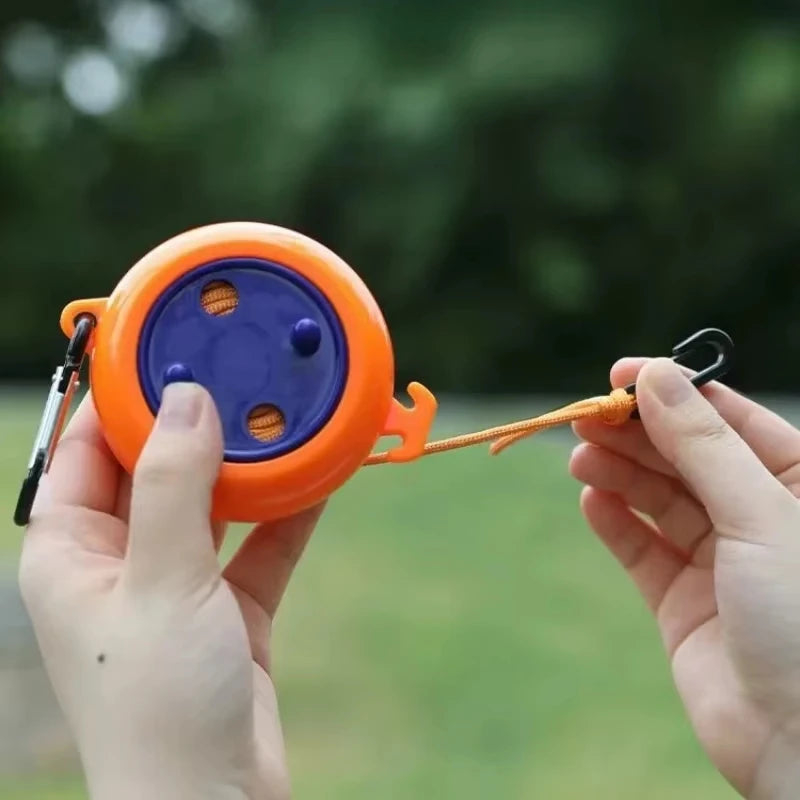 Heavy Duty Portable Retractable Clothesline 10m Nylon Rope for Travel Camping