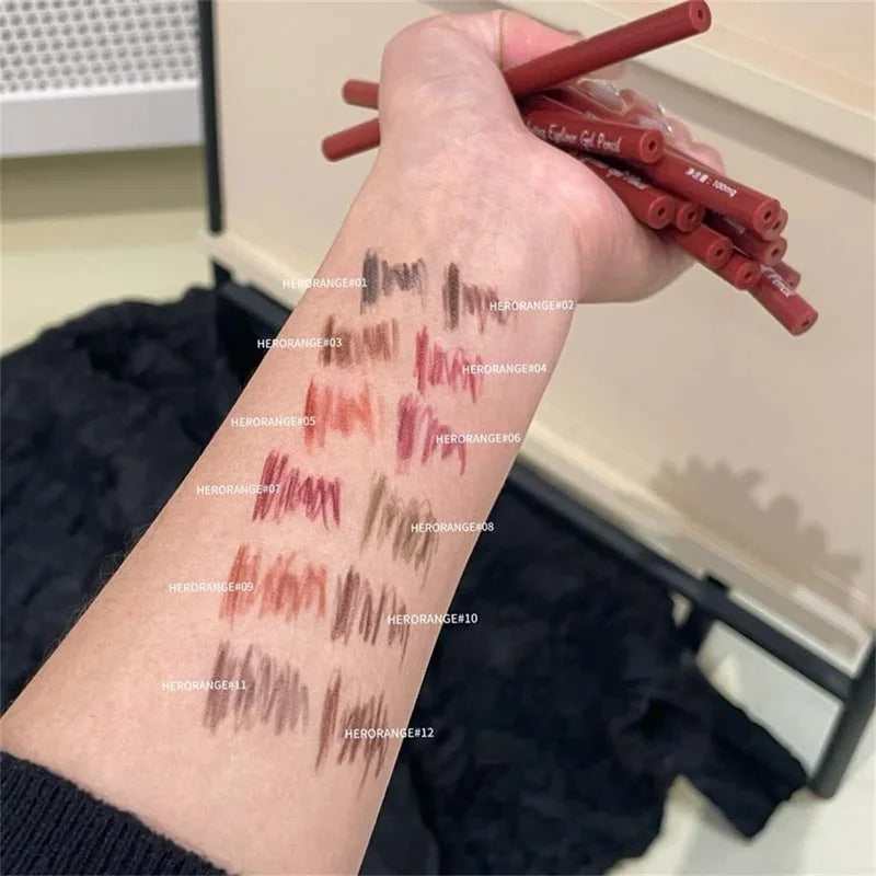 Waterproof Eyeliner Gel Pen Set - Ultra Fine, Quick Dry, Smudge-Proof Makeup