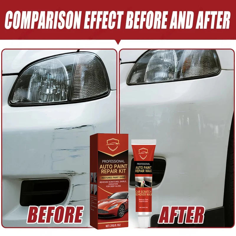 Car Scratch Remover Paint Care Kit - Auto Swirl & Scratch Repair Polishing Tool