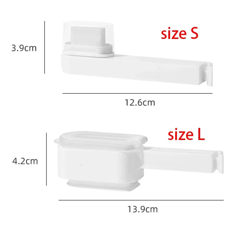 Food Bag Clips with Lid Sealing Clips Moisture-Proof Snack & Milk Bag Sealer