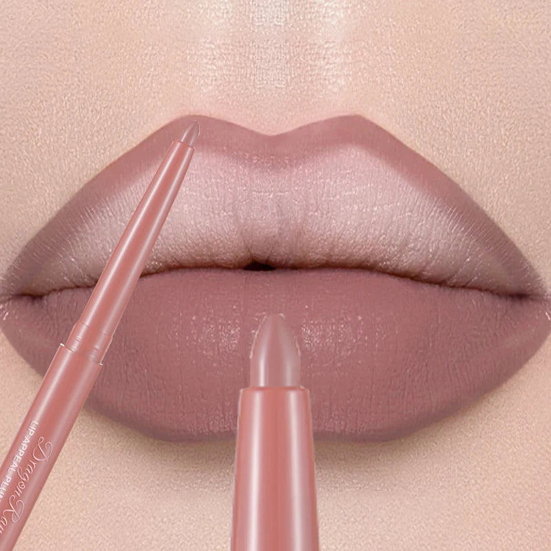 Waterproof Matte Lip Liner Pencil - Long-Lasting, Not Easy To Fade, 12 Colors