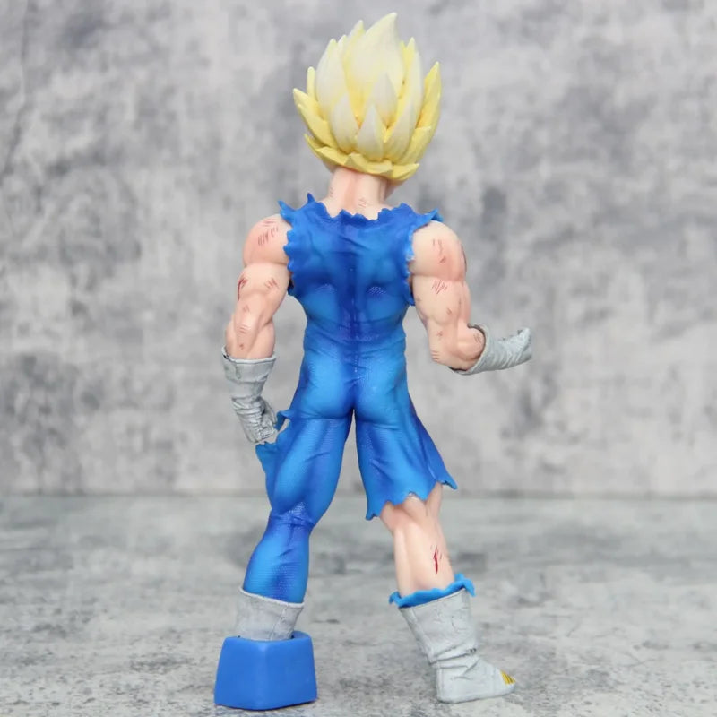 20CM Anime Dragon Ball Action Figures Goku Vegeta Battle Damage Statue PVC Model Toy