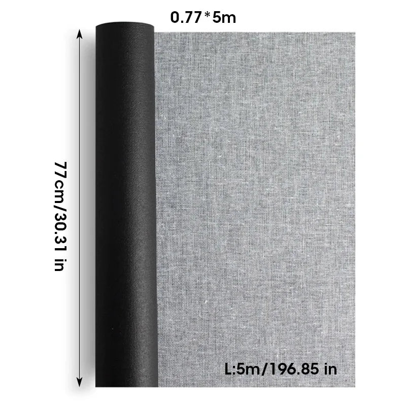 Painting Canvas Roll - Cotton, 5 Meters, Multiple Sizes for Oil & Acrylic Painting