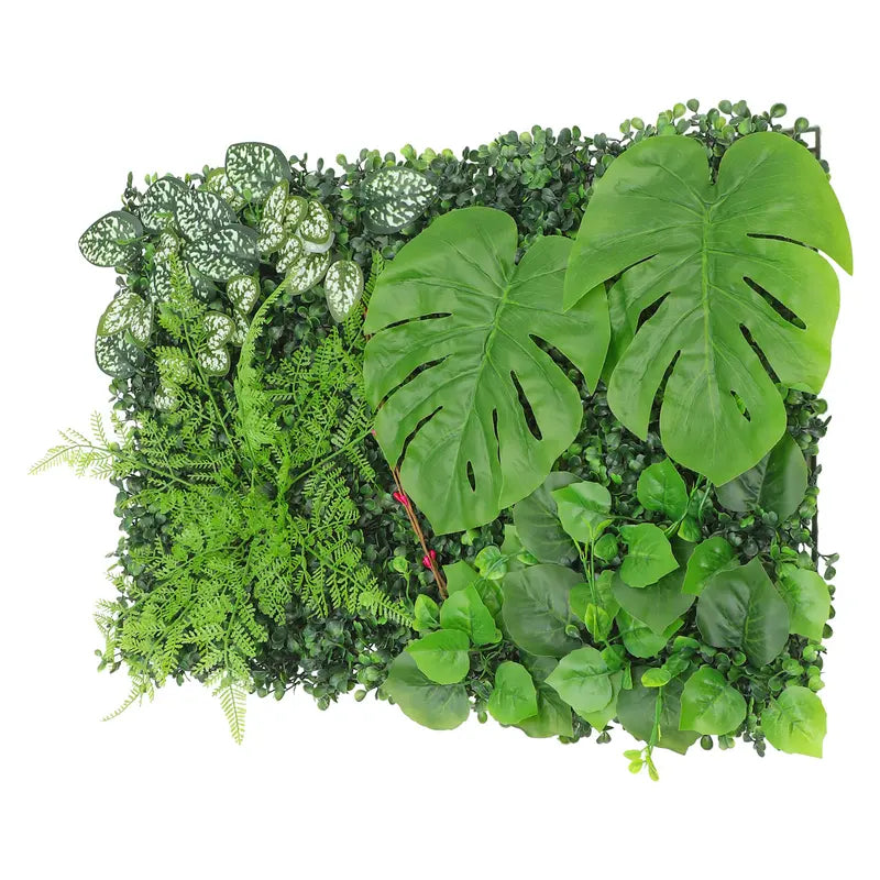 Artificial Hedge Wall Panel for Fence & Garden Decor - Green, 60x40cm
