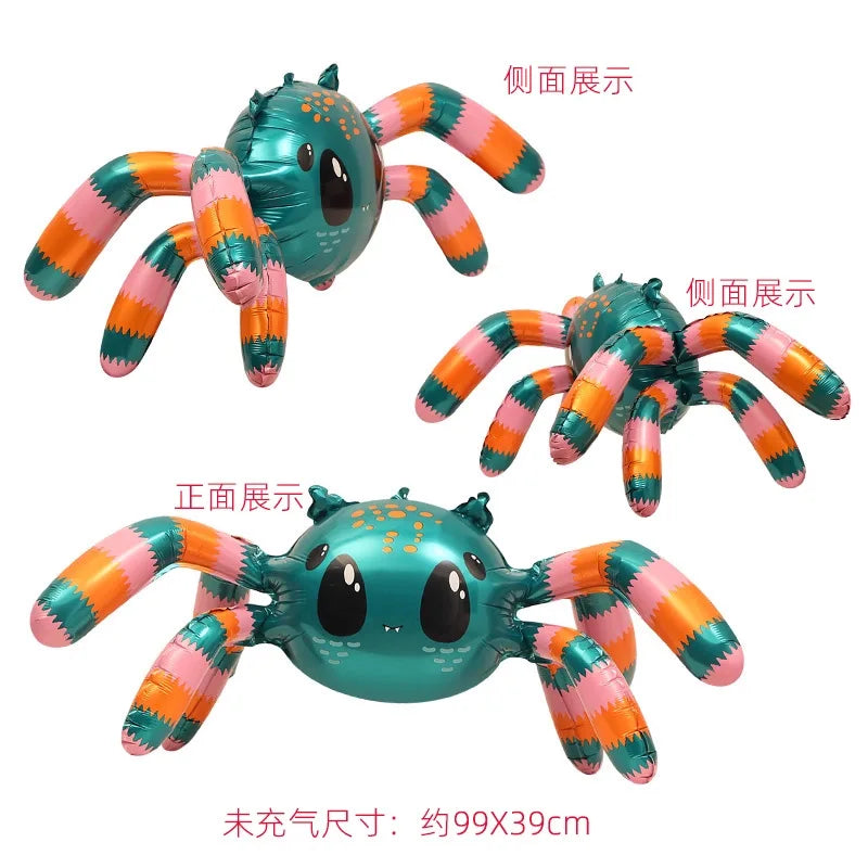 Halloween Spider Balloon Decorations Set for Party & Event Festivities